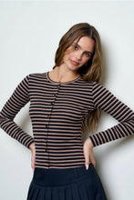 Load image into Gallery viewer, Espresso Martini Button Top - Spicy Chic Boutique