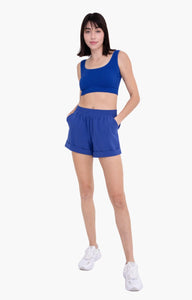 Cuffed Leg Athleisure Shorts (color options) - Spicy Chic Boutique