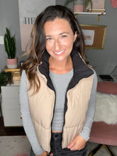 Load image into Gallery viewer, Reversible Puffer Vest (color options) - Spicy Chic Boutique