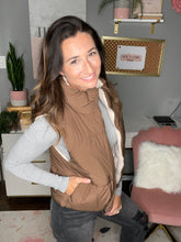 Load image into Gallery viewer, Reversible Puffer Vest (color options) - Spicy Chic Boutique
