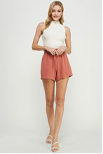 Load image into Gallery viewer, Double Buckle Linen Shorts (color options) - Spicy Chic Boutique
